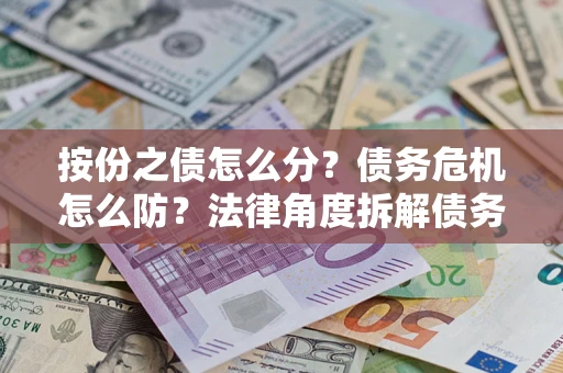 武汉按份之债怎么分？债务危机怎么防？法律角度拆解债务分配与风险自保指南