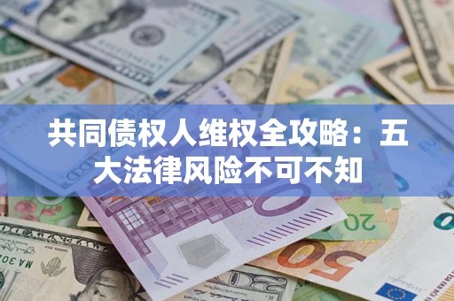 武汉共同债权人维权全攻略：五大法律风险不可不知