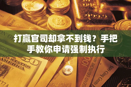 武汉打赢官司却拿不到钱？手把手教你申请强制执行