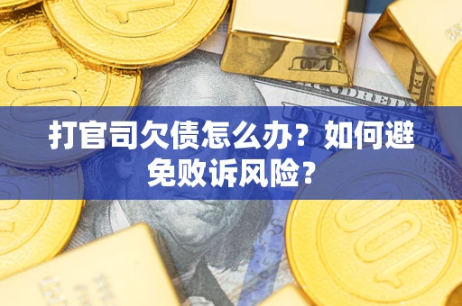 武汉打官司欠债怎么办？如何避免败诉风险？