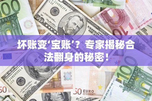 武汉坏账变‘宝账’？专家揭秘合法翻身的秘密！