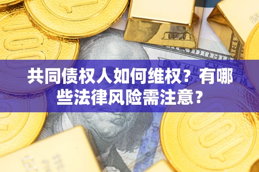 武汉共同债权人如何维权？有哪些法律风险需注意？