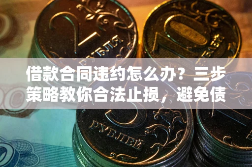武汉借款合同违约怎么办？三步策略教你合法止损，避免债务危机升级