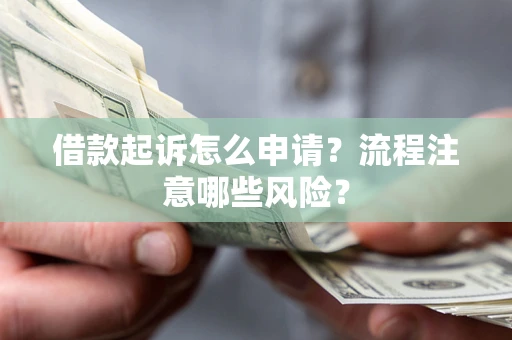 武汉借款起诉怎么申请？流程注意哪些风险？