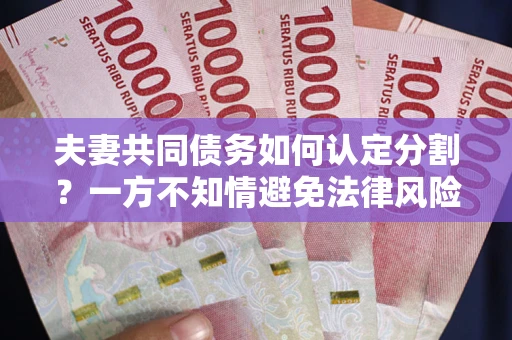 武汉夫妻共同债务如何认定分割？一方不知情避免法律风险必看！